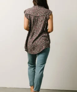 KA Lars Top | Mauve Multi Floral Boho 10 KA Lars Top | Mauve Multi Floral Boho