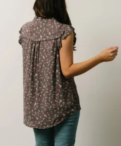 KA Lars Top | Mauve Multi Floral Boho 11 KA Lars Top | Mauve Multi Floral Boho