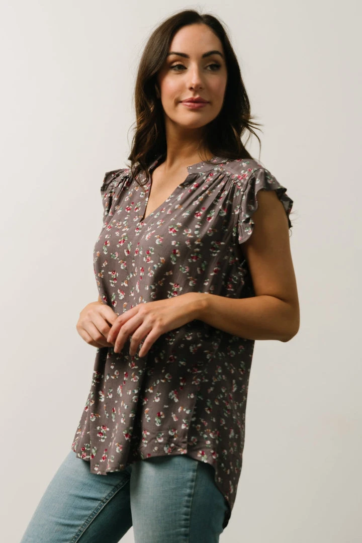 KA Lars Top | Mauve Multi Floral Boho 5 KA Lars Top | Mauve Multi Floral Boho