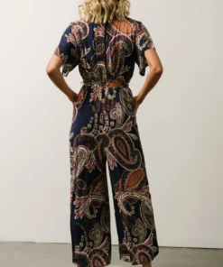 Baltic Born Boho Lazuli Jumpsuit | Navy Paisley Print