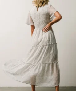 Leilani Tiered Midi Dress | Dusty Blue Floral 10 Leilani Tiered Midi Dress | Dusty Blue Floral