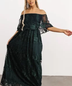 BB Custom Leon Off Shoulder Maxi Dress | Emerald Dresses 18 BB Custom Leon Off Shoulder Maxi Dress | Emerald Dresses