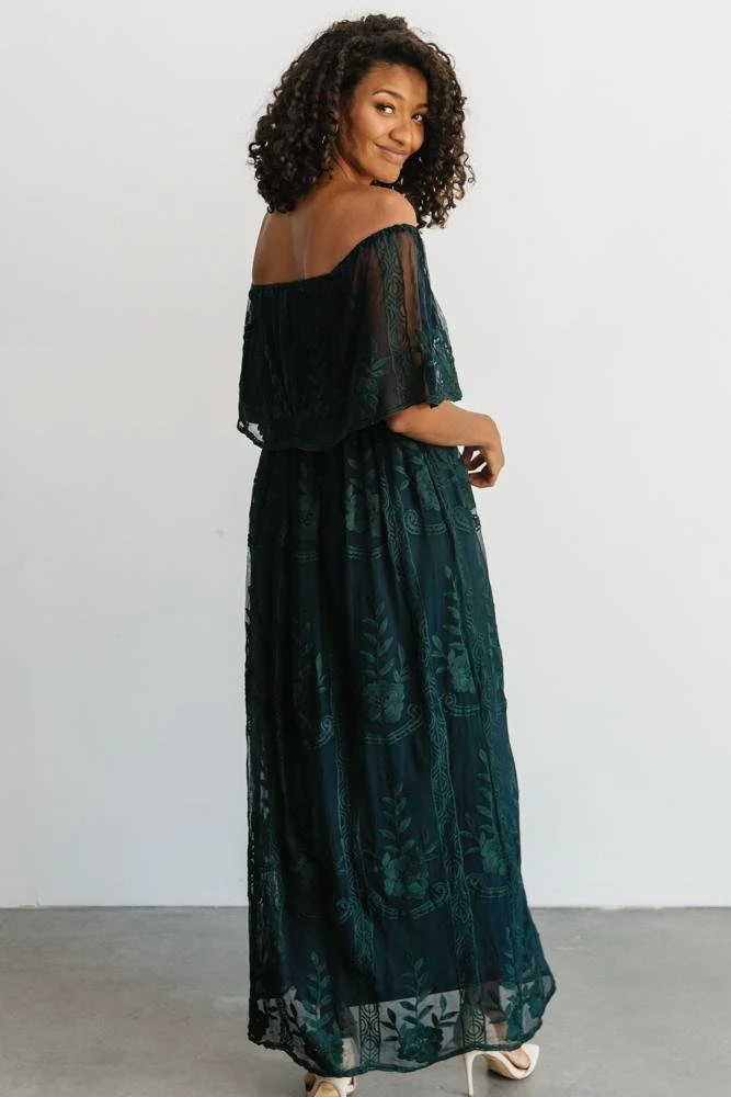 BB Custom Leon Off Shoulder Maxi Dress | Emerald Dresses 6 BB Custom Leon Off Shoulder Maxi Dress | Emerald Dresses
