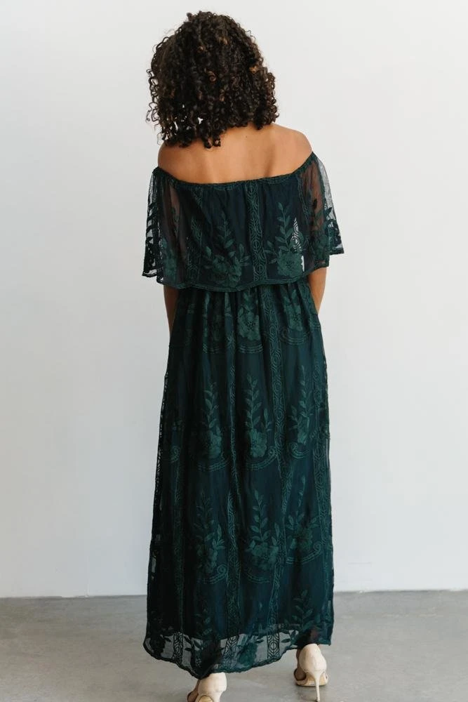 BB Custom Leon Off Shoulder Maxi Dress | Emerald Dresses 5 BB Custom Leon Off Shoulder Maxi Dress | Emerald Dresses