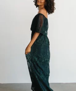 BB Custom Leon Off Shoulder Maxi Dress | Emerald Dresses 14 BB Custom Leon Off Shoulder Maxi Dress | Emerald Dresses