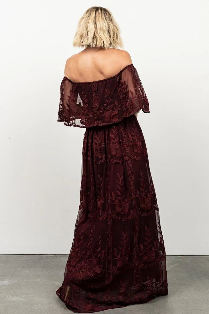 BB Custom Leon Off Shoulder Maxi Dress | Mulberry Dresses 6 BB Custom Leon Off Shoulder Maxi Dress | Mulberry Dresses