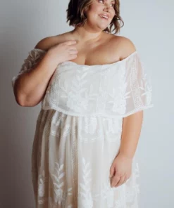 BB Custom Leon Off Shoulder Maxi Dress | White Dresses