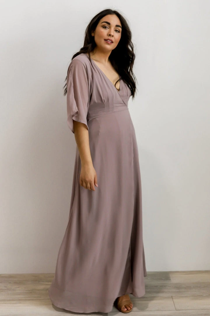 Soi Lilly Wrap Maxi Dress | Dusty Lilac 3 Soi Lilly Wrap Maxi Dress | Dusty Lilac