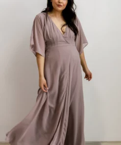 Soi Lilly Wrap Maxi Dress | Dusty Lilac 16 Soi Lilly Wrap Maxi Dress | Dusty Lilac