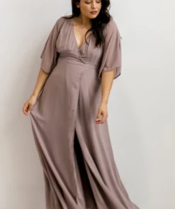 Soi Lilly Wrap Maxi Dress | Dusty Lilac 14 Soi Lilly Wrap Maxi Dress | Dusty Lilac