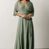 Soi Lilly Wrap Maxi Dress | Dusty Sage