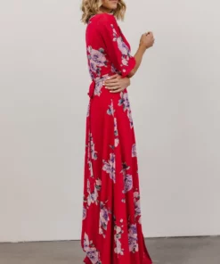 Soi Lilly Wrap Maxi Dress | Fuchsia Floral Dresses 13 Soi Lilly Wrap Maxi Dress | Fuchsia Floral Dresses