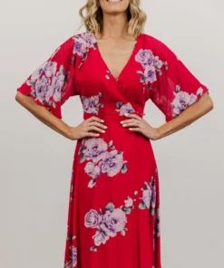 Soi Lilly Wrap Maxi Dress | Fuchsia Floral Dresses 16 Soi Lilly Wrap Maxi Dress | Fuchsia Floral Dresses