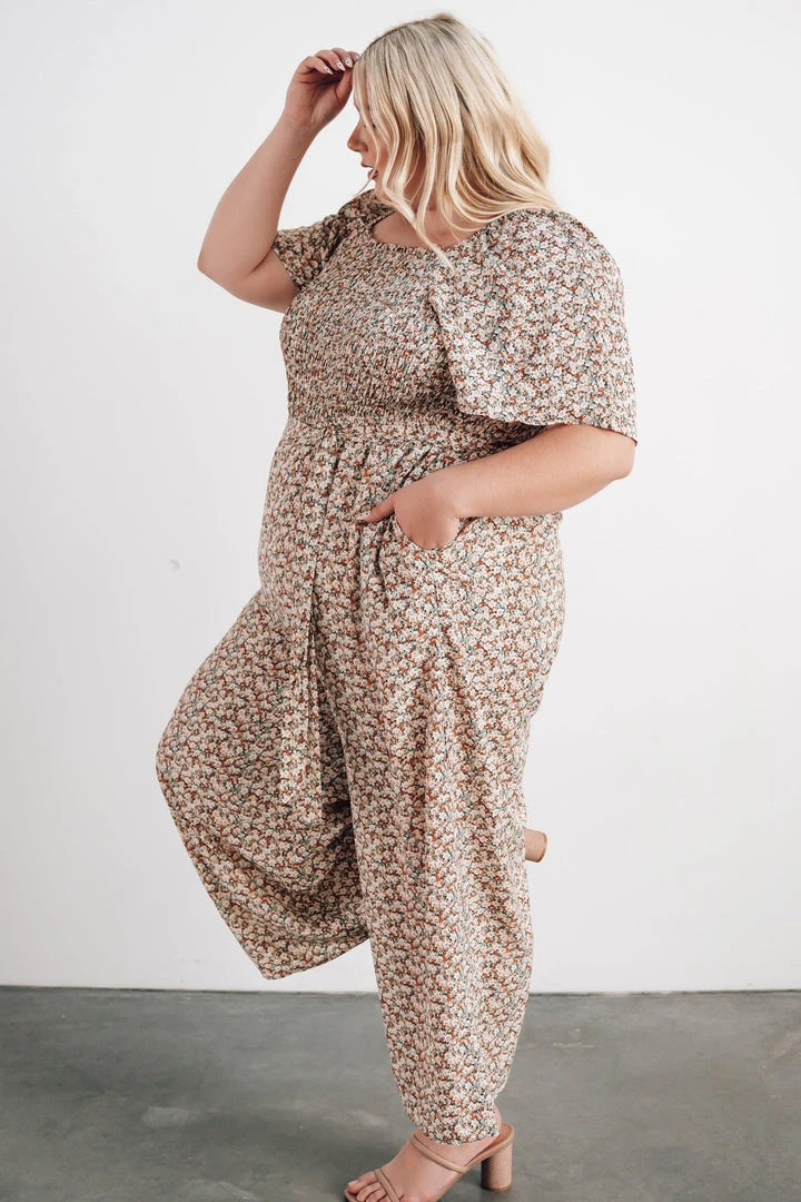 HAY Lindie Smocked Jumpsuit | Multi Floral 8 HAY Lindie Smocked Jumpsuit | Multi Floral