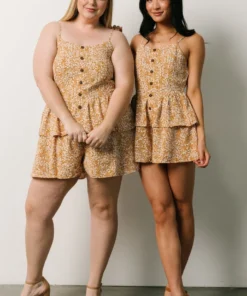 HAY Lorenzo Romper | Mustard Print Boho 23 HAY Lorenzo Romper | Mustard Print Boho