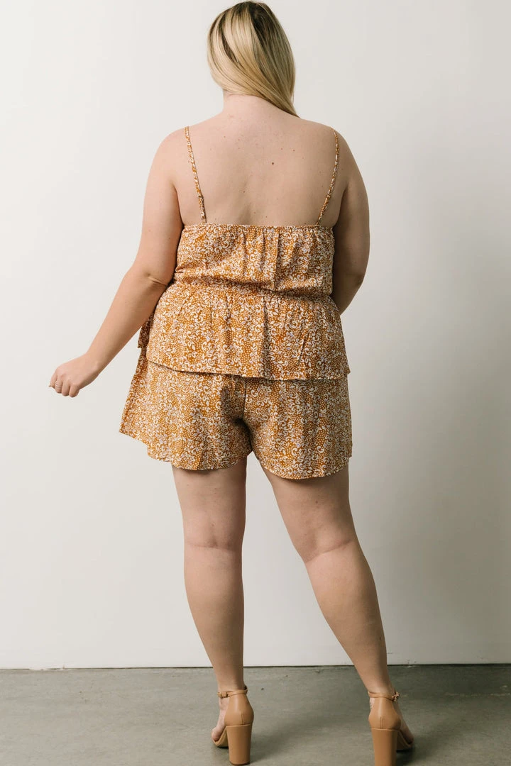 HAY Lorenzo Romper | Mustard Print Boho 10 HAY Lorenzo Romper | Mustard Print Boho