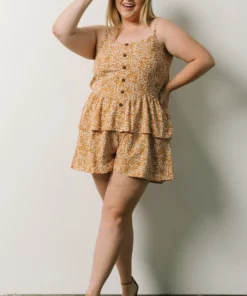 HAY Lorenzo Romper | Mustard Print Boho 14 HAY Lorenzo Romper | Mustard Print Boho