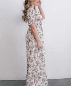POL Lotta Smocked Maxi Dress | White Floral Dresses 19 POL Lotta Smocked Maxi Dress | White Floral Dresses