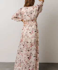 BB Custom Luca Jacquard Kimono Maxi Dress | Cherry Blossom Floral Dresses 10 BB Custom Luca Jacquard Kimono Maxi Dress | Cherry Blossom Floral Dresses