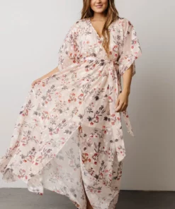 BB Custom Luca Jacquard Kimono Maxi Dress | Cherry Blossom Floral Dresses 11 BB Custom Luca Jacquard Kimono Maxi Dress | Cherry Blossom Floral Dresses