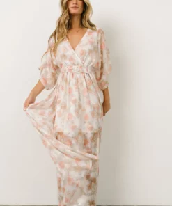BB Custom Luca Jacquard Kimono Maxi Dress | Pastel Floral Dresses 15 BB Custom Luca Jacquard Kimono Maxi Dress | Pastel Floral Dresses