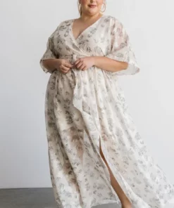 BB Custom Dresses Luca Jacquard Kimono Maxi Dress | Sage 31 BB Custom Dresses Luca Jacquard Kimono Maxi Dress | Sage