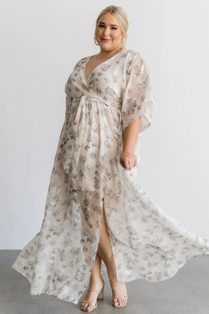 BB Custom Dresses Luca Jacquard Kimono Maxi Dress | Sage 12 BB Custom Dresses Luca Jacquard Kimono Maxi Dress | Sage