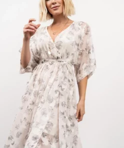 BB Custom Dresses Luca Jacquard Kimono Maxi Dress | Sage 20 BB Custom Dresses Luca Jacquard Kimono Maxi Dress | Sage