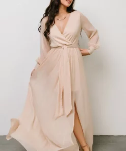 RR Dresses Luna Sparkle Maxi Dress | Champagne 16 RR Dresses Luna Sparkle Maxi Dress | Champagne