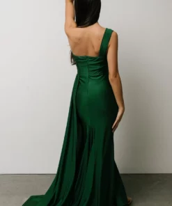 RR Dresses Lux One Shoulder Gown | Green 19 RR Dresses Lux One Shoulder Gown | Green