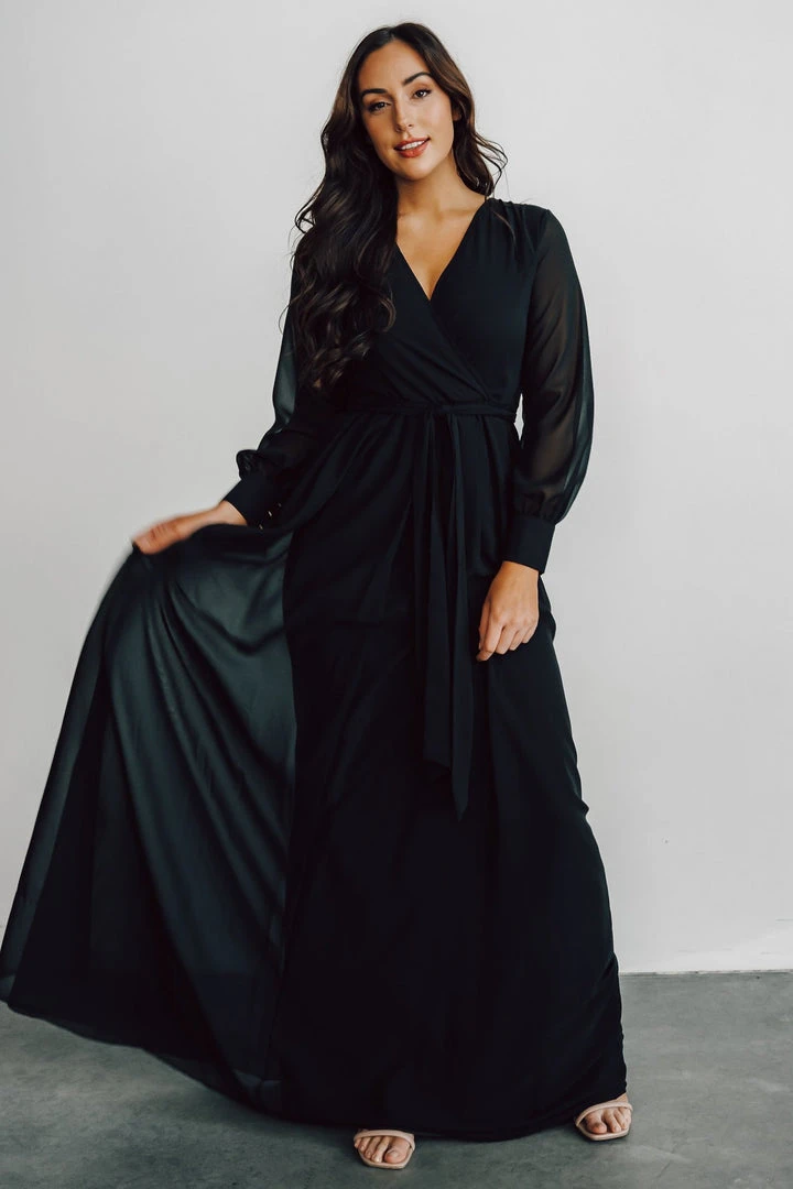 RR Lydia Maxi Dress | Black 1 RR Lydia Maxi Dress | Black