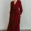 RR Lydia Maxi Dress | Burgundy