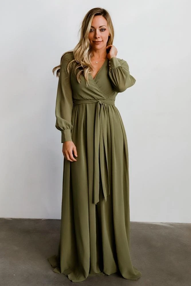 RR Lydia Maxi Dress | Dusty Olive Dresses 14 RR Lydia Maxi Dress | Dusty Olive Dresses