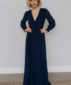RR Lydia Maxi Dress | Navy Dresses