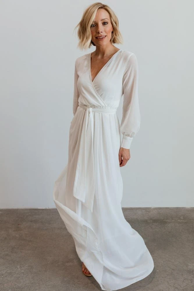 RR Lydia Maxi Dress | Off White 9 RR Lydia Maxi Dress | Off White