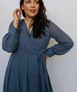 RR Dresses Lydia Maxi Dress | Slate Blue 22 RR Dresses Lydia Maxi Dress | Slate Blue