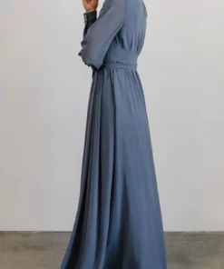 RR Dresses Lydia Maxi Dress | Slate Blue 25 RR Dresses Lydia Maxi Dress | Slate Blue