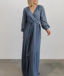 RR Dresses Lydia Maxi Dress | Slate Blue 26 RR Dresses Lydia Maxi Dress | Slate Blue