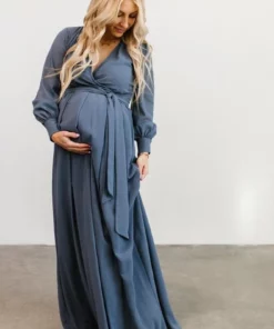 RR Dresses Lydia Maxi Dress | Slate Blue 19 RR Dresses Lydia Maxi Dress | Slate Blue