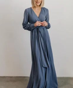 RR Dresses Lydia Maxi Dress | Slate Blue 27 RR Dresses Lydia Maxi Dress | Slate Blue