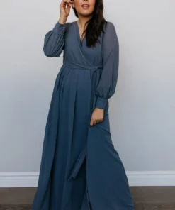 RR Dresses Lydia Maxi Dress | Slate Blue