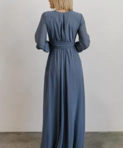 RR Dresses Lydia Maxi Dress | Slate Blue 18 RR Dresses Lydia Maxi Dress | Slate Blue