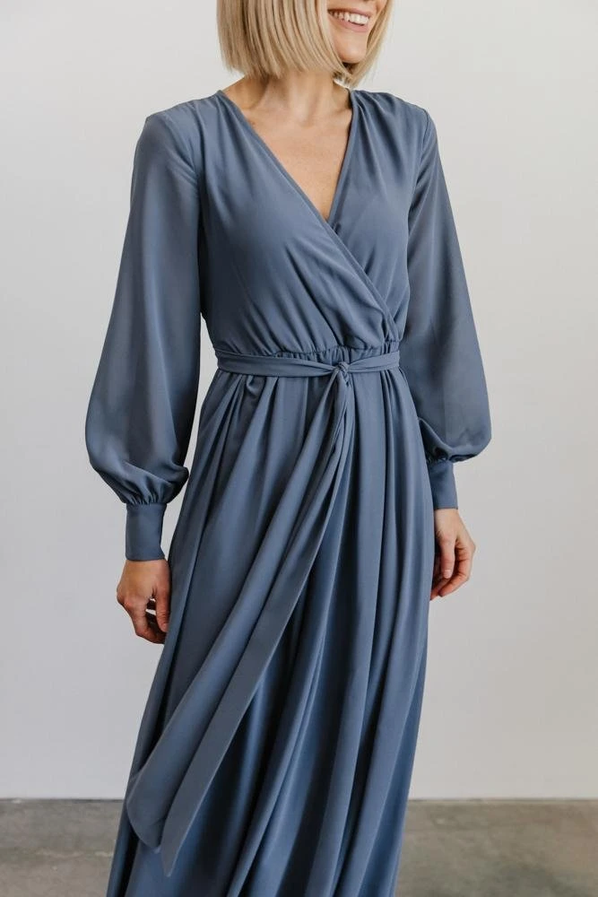 RR Dresses Lydia Maxi Dress | Slate Blue 7 RR Dresses Lydia Maxi Dress | Slate Blue