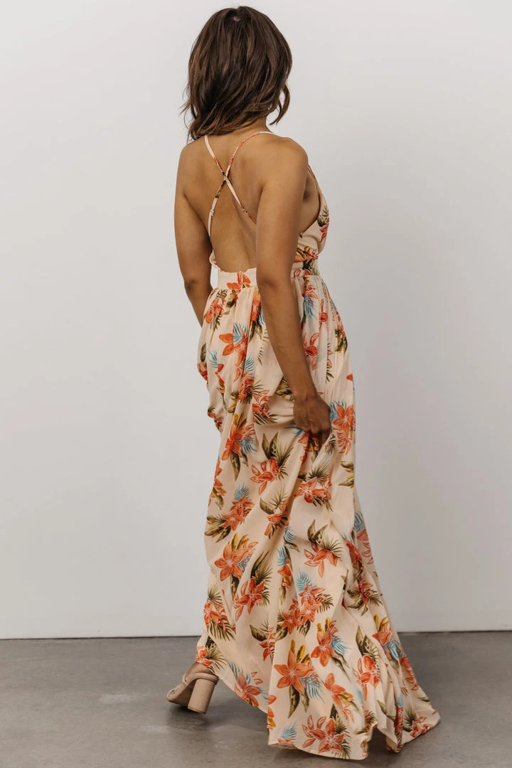 RR Lyla V Neck Maxi Dress | Tropical Floral Dresses 4 RR Lyla V Neck Maxi Dress | Tropical Floral Dresses