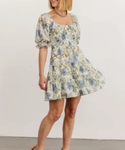 FT Dresses Mackenzie Short Dress | Blue Floral 18 FT Dresses Mackenzie Short Dress | Blue Floral