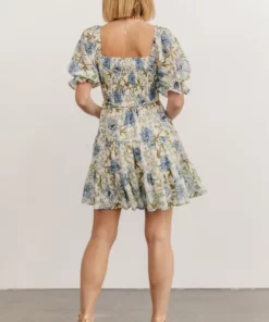 FT Dresses Mackenzie Short Dress | Blue Floral 14 FT Dresses Mackenzie Short Dress | Blue Floral