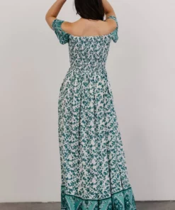 DD Dresses Mae Off Shoulder Maxi Dress | Teal Floral 8 DD Dresses Mae Off Shoulder Maxi Dress | Teal Floral