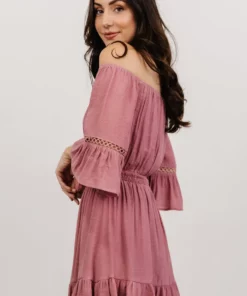 Dresses Magnolia Off Shoulder Mini Dress | Rose 11 Dresses Magnolia Off Shoulder Mini Dress | Rose