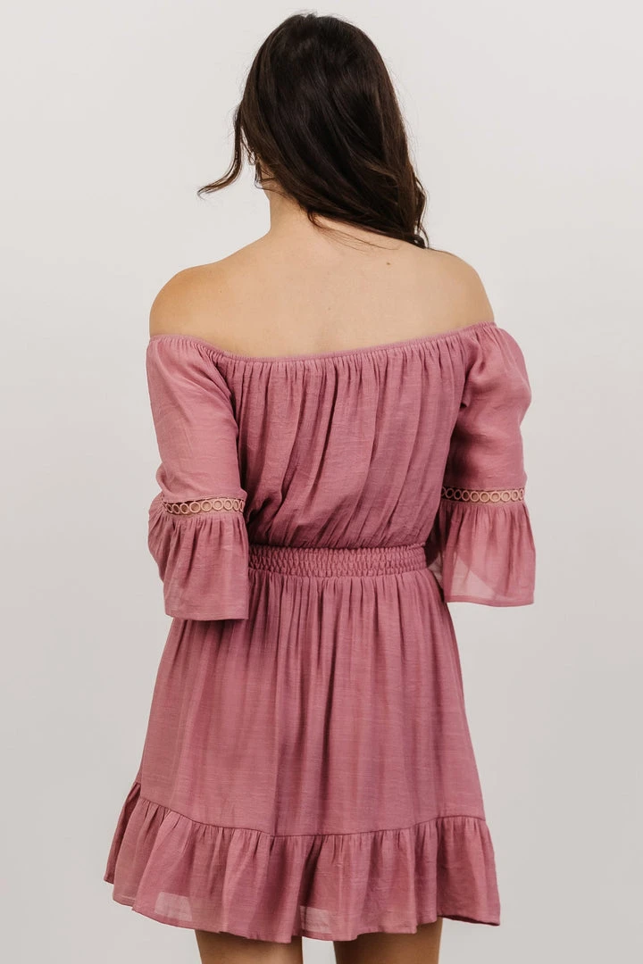 Dresses Magnolia Off Shoulder Mini Dress | Rose 4 Dresses Magnolia Off Shoulder Mini Dress | Rose