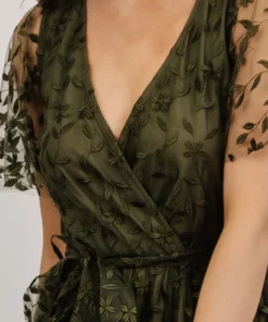 BB Custom Marseille Embossed Maxi Dress | Olive 15 BB Custom Marseille Embossed Maxi Dress | Olive